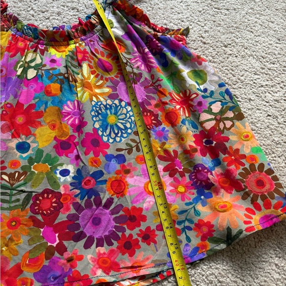 Natural Life cropped floral tank top - Picture 2 of 5